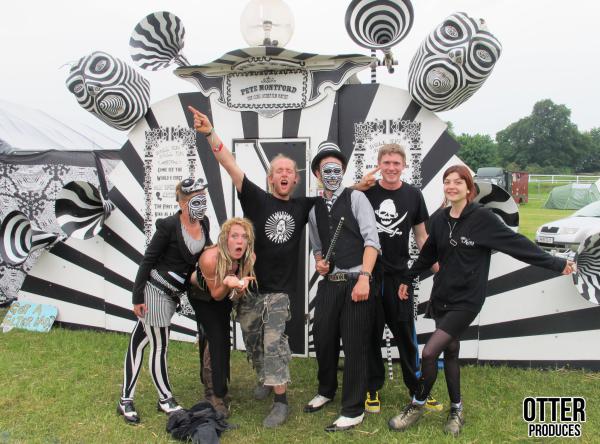 The black & white OTTERs celebrate with winners  