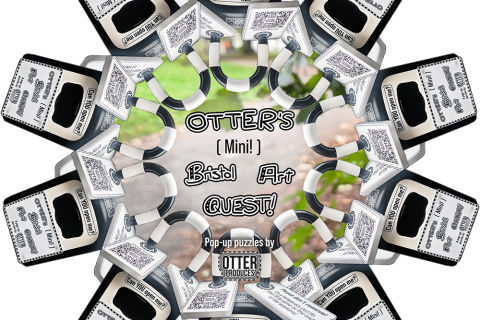 OTTERs Mini Bristol Art Quest Psychedelic Logo